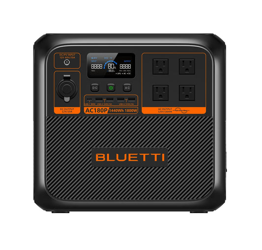 Bluetti AC180P (1,800W & 1,440Wh)