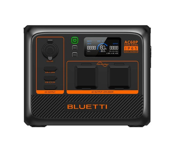 Bluetti AC60P (600W & 504Wh)