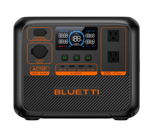 Bluetti AC70P (1000W & 864Wh)