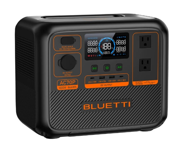 Bluetti AC70P (1000W & 864Wh)